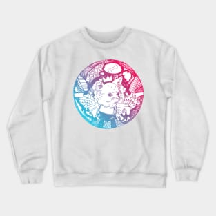 Dual Color Circle of the Chihuahua Crewneck Sweatshirt